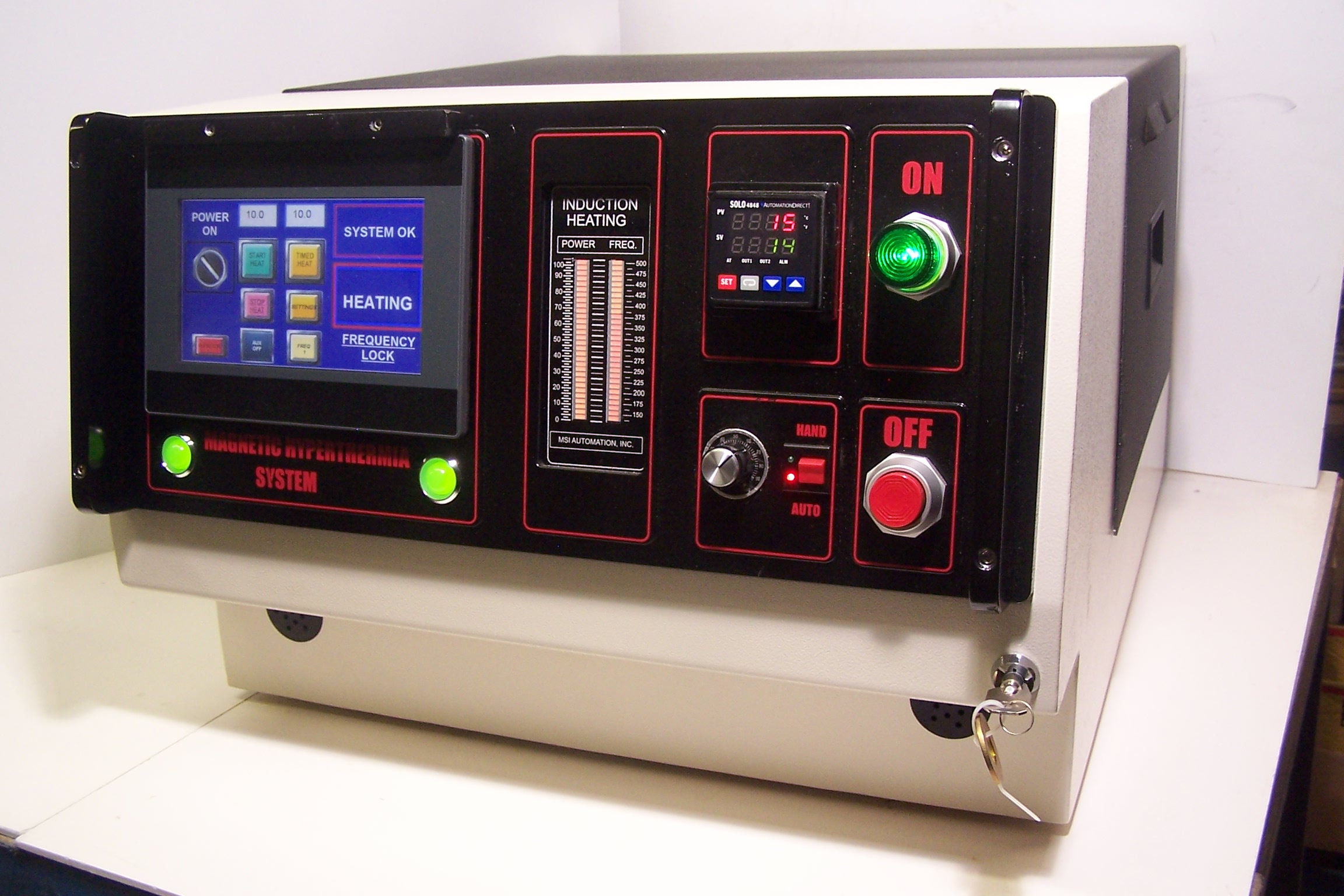 Magnetic hyperthermia equipment